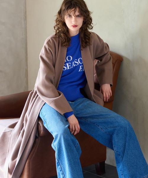 カシミヤブレンド】リバーロングコート（その他アウター）｜R-ISM