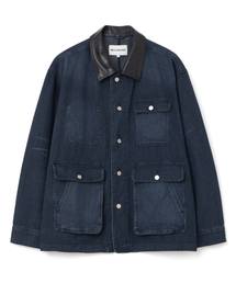Millo Archive（ミロ アーカイブ）の「デナイティウォッシュドミドルジャケット [ヴィンテージネイビー]（ミリタリージャケット）」