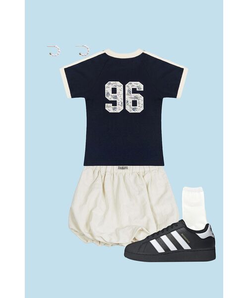 ROCKCAKE(ロックケーキ)の「Sports 96 Lace Crop Top - Navy(Tシャツ/カットソー・レディース・その他・MEDIUM/SMALL)」の12枚目の写真