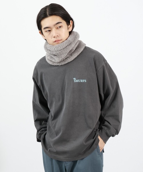 BAYFLOW(ベイフロー)の「ボアネックウォーマー(ストール/ショール・メンズ・グレー/ブラック/ブラウン/アイボリー・FREE)」の10枚目の写真