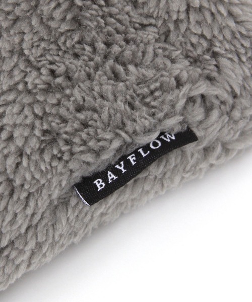 BAYFLOW(ベイフロー)の「ボアネックウォーマー(ストール/ショール・メンズ・グレー/ブラック/ブラウン/アイボリー・FREE)」の6枚目の写真