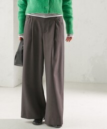 SHIPS | 〈洗濯機可能〉ウールライク ポケット デザイン ワイド パンツ(その他パンツ)