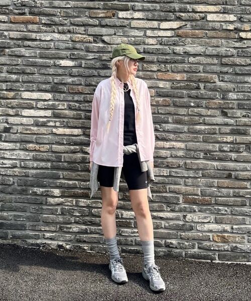 ZEROSTREET（ゼロストリート）の「[7カラー] ウ wrinkleフリーシャツ（シャツ/ブラウス・レディース・スカイブルー/ホワイト×ホワイト/ブルー/ブラウン/Lilac/PINK/ホワイト/ネイビー/Beige/イエロー・MEDIUM/SMALL）」の13枚目の写真
