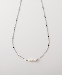 CALIN　STANDARD（カリンスタンダード）の「◆金属アレルギー対応◆◆made in japan◆マグネットポイントパールネックレス（ネックレス）」