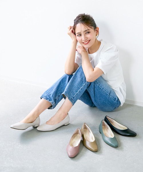 RAKUNA(ラクナ)の「NEWカラー整体パンプスCS2.0(パンプス・レディース・ブラック/ブラウン系/グレイッシュベージュ/グリーン系/黄土色系・22.5cm/23.0cm/23.5cm/24.0cm/24.5cm)」の6枚目の写真