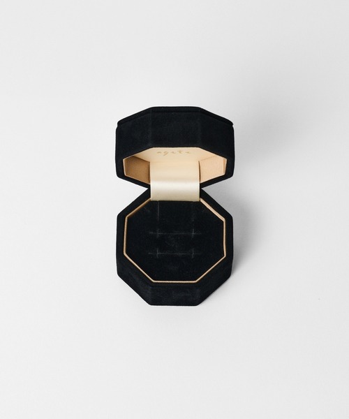 agete（アガット）の「【限定デザイン】ギフトボックス（ラッピングキット・レディース・ブラック・FREE）」の3枚目の写真