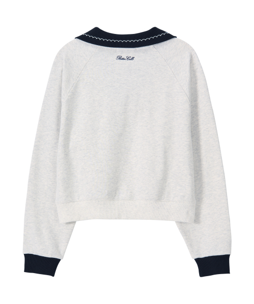 BITTER CELLS（ビターセルズ）の「ピーターカラー スウェットシャツ-ライトグレー（スウェット・レディース・その他・FREE）」の3枚目の写真