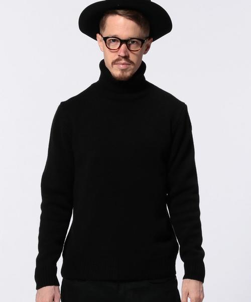 UNITED ARROWS(ユナイテッドアローズ)の「UAS ウール アクリル ローゲージ タートルネック ニット◆(ニット/セーター・メンズ・ホワイト/ブラック・MEDIUM/LARGE/X-LARGE/SMALL/XX-LARGE)」の11枚目の写真