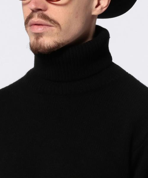 UNITED ARROWS(ユナイテッドアローズ)の「UAS ウール アクリル ローゲージ タートルネック ニット◆(ニット/セーター・メンズ・ホワイト/ブラック・MEDIUM/LARGE/X-LARGE/SMALL/XX-LARGE)」の14枚目の写真