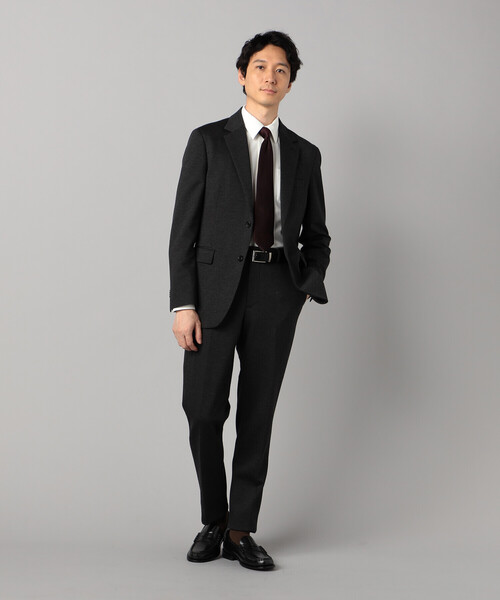 COMME CA MEN（コムサメン）の「【セットアップ対応】ハイゲージ千鳥 テーラードジャケット（テーラードジャケット・メンズ・ネイビー/チャコールグレー・M/L/S）」の21枚目の写真