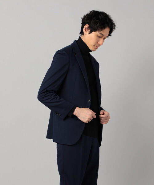 COMME CA MEN（コムサメン）の「【セットアップ対応】ハイゲージ千鳥 テーラードジャケット（テーラードジャケット・メンズ・ネイビー/チャコールグレー・M/L/S）」の19枚目の写真