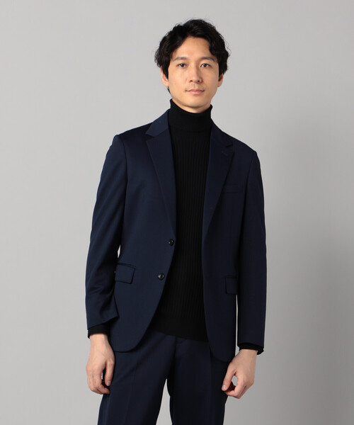 COMME CA MEN（コムサメン）の「【セットアップ対応】ハイゲージ千鳥 テーラードジャケット（テーラードジャケット・メンズ・ネイビー/チャコールグレー・M/L/S）」の9枚目の写真