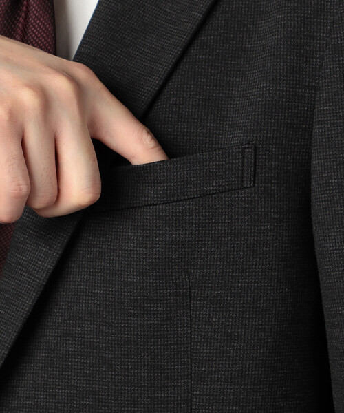 COMME CA MEN（コムサメン）の「【セットアップ対応】ハイゲージ千鳥 テーラードジャケット（テーラードジャケット・メンズ・ネイビー/チャコールグレー・M/L/S）」の14枚目の写真