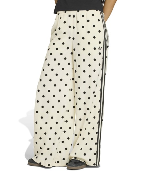 adidas（アディダス）の「adidas SATIN POLKA DOTS WIDE LEG PANT