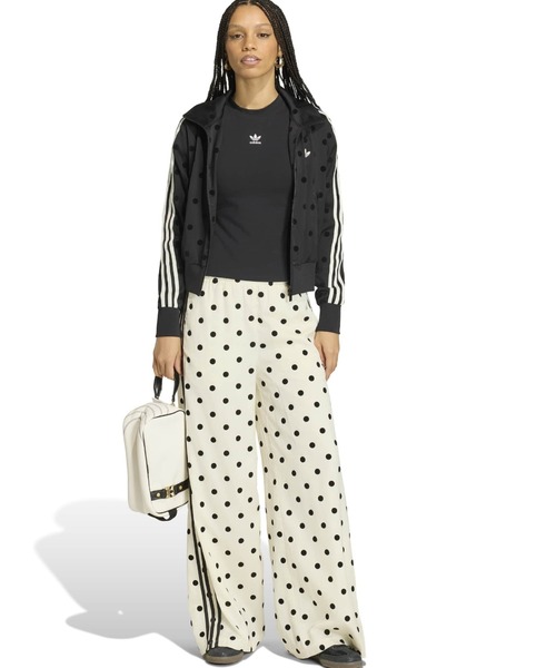 adidas（アディダス）の「adidas SATIN POLKA DOTS WIDE LEG PANT