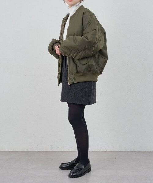 SHENERY（シーナリー）の「ウールミニスカート（スカート・レディース・グレー/ブラック・36/38）」の7枚目の写真