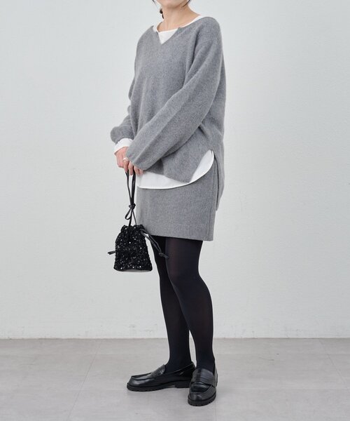 SHENERY（シーナリー）の「ウールミニスカート（スカート・レディース・グレー/ブラック・36/38）」の22枚目の写真