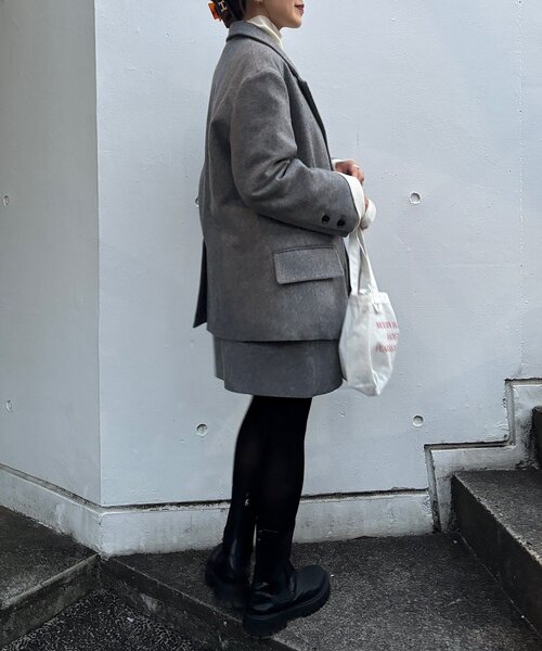 SHENERY（シーナリー）の「ウールミニスカート（スカート・レディース・グレー/ブラック・36/38）」の18枚目の写真