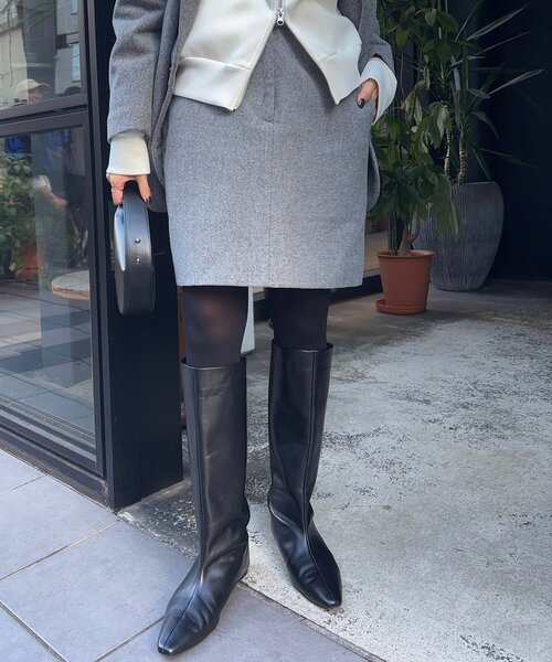 SHENERY（シーナリー）の「ウールミニスカート（スカート・レディース・グレー/ブラック・36/38）」の14枚目の写真