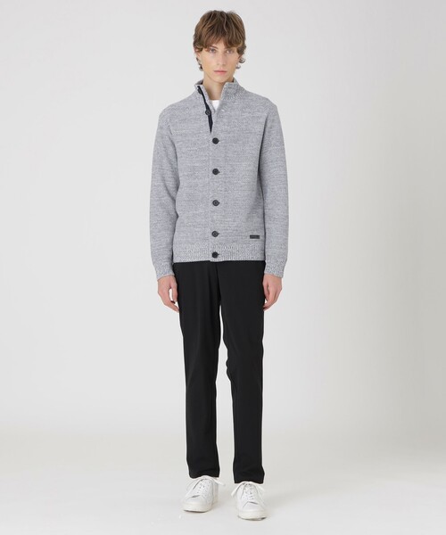 BLACK LABEL CRESTBRIDGE（ブラックレーベル・クレストブリッジ）の「ハイネックカーディガン（カーディガン/ボレロ・メンズ・ライトグレー/ネイビー/ブラック/オフホワイト・M/L/XL）」の19枚目の写真