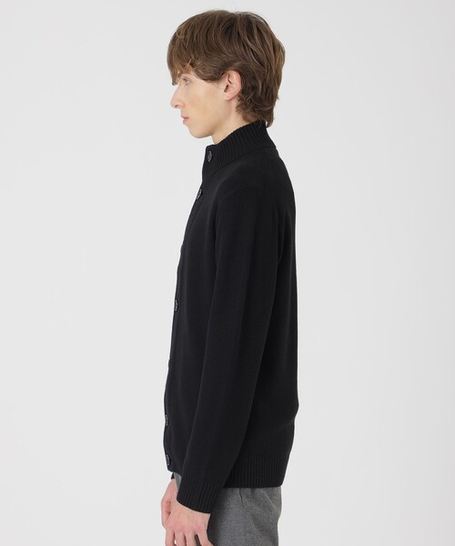 BLACK LABEL CRESTBRIDGE（ブラックレーベル・クレストブリッジ）の「ハイネックカーディガン（カーディガン/ボレロ・メンズ・ライトグレー/ネイビー/ブラック/オフホワイト・M/L/XL）」の13枚目の写真