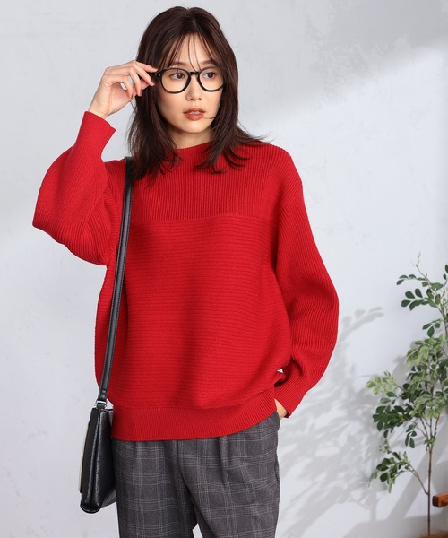 編地切替ニット（ニット/セーター）｜GALLORIA（ギャローリア）の