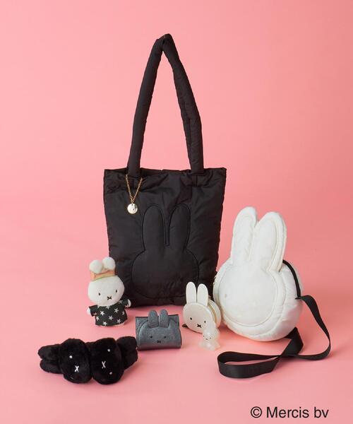 OPAQUE.CLIP（オペークドットクリップ）の「【コラボ】miffy ｘ OPAQUE.CLIP A4サイズ対応 軽量パフィートートバッグ（トートバッグ・レディース・オフホワイト/ブラック・00）」の17枚目の写真