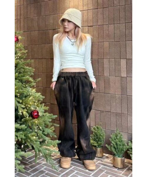 SEARCH410(サーチ410)の「ヴィンテージウォッシングワイドパンツブラック(その他パンツ・メンズ・その他・LARGE/MEDIUM)」の5枚目の写真
