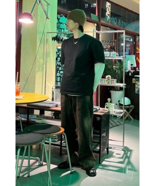 SEARCH410(サーチ410)の「ヴィンテージウォッシングワイドパンツブラック(その他パンツ・メンズ・その他・LARGE/MEDIUM)」の10枚目の写真
