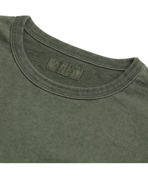 sortie(ソルティ)の「ピグメント ロングスリーブ ポケット Tシャツ (ディープカーキ)(Tシャツ/カットソー・メンズ・その他・MEDIUM/LARGE/X-LARGE)」の3枚目の写真
