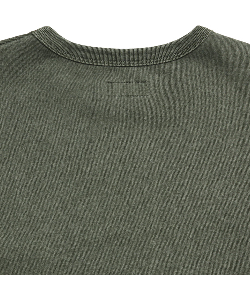 sortie(ソルティ)の「ピグメント ロングスリーブ ポケット Tシャツ (ディープカーキ)(Tシャツ/カットソー・メンズ・その他・MEDIUM/LARGE/X-LARGE)」の6枚目の写真