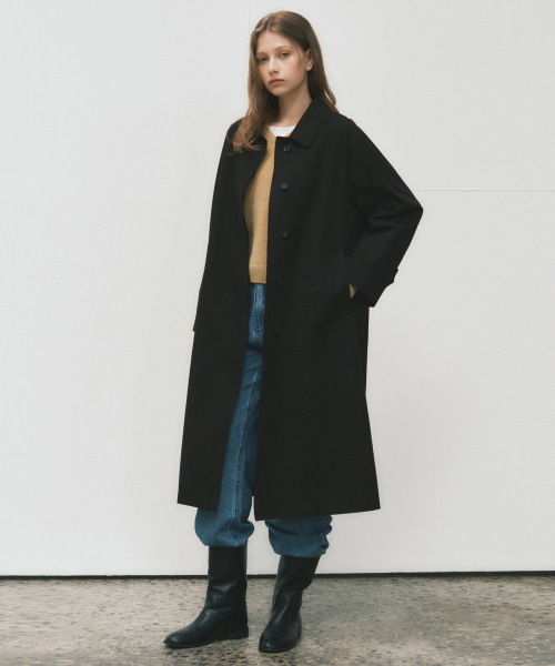 WEDNESDAYOASISFORWOMEN（ウェンズデー オアシス フォー ウーマン）の「[アトリエエディション] W/マックトレンチコート_BLACK(W25-OT04)（その他アウター・レディース・ブラック・FREE）」の2枚目の写真
