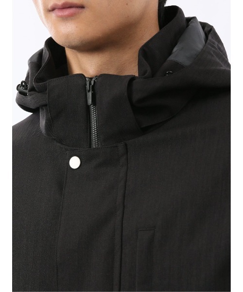 3WAY フード脱着 ライナー付き】m.f.エディトリアルメンズ ハーフ