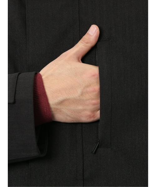 3WAY フード脱着 ライナー付き】m.f.エディトリアルメンズ ハーフ