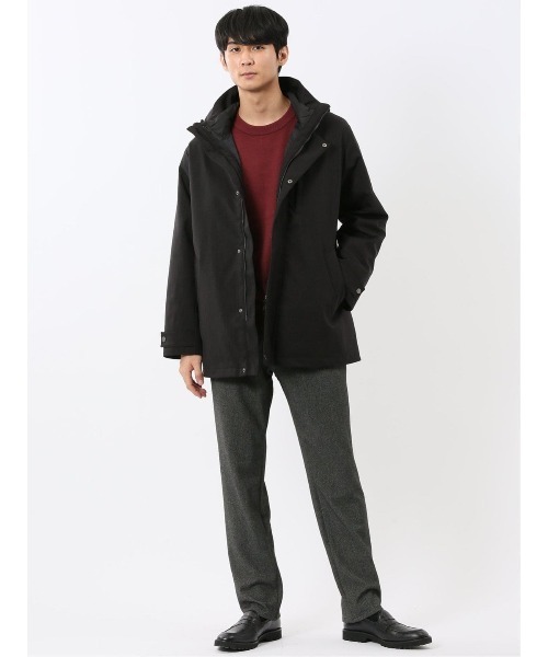 3WAY フード脱着 ライナー付き】m.f.エディトリアルメンズ ハーフ