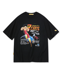 MAINBOOTH（メインブース）の「[アトム] スペースTシャツ(ブラック)（Tシャツ/カットソー）」
