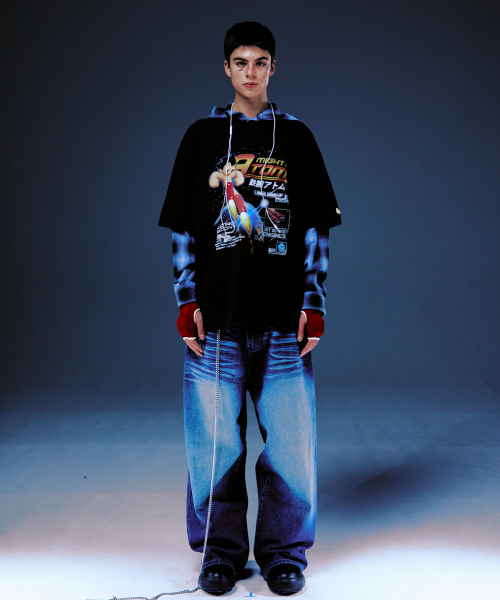 MAINBOOTH（メインブース）の「[アトム] スペースTシャツ(ブラック)（Tシャツ/カットソー・レディース・その他・3/2）」の19枚目の写真