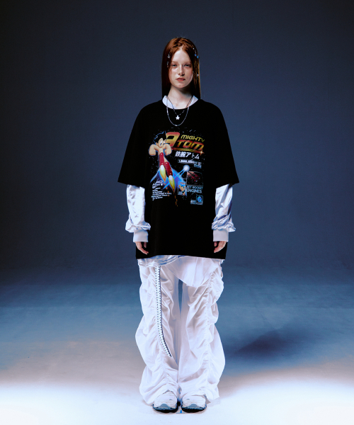 MAINBOOTH（メインブース）の「[アトム] スペースTシャツ(ブラック)（Tシャツ/カットソー・レディース・その他・3/2）」の16枚目の写真