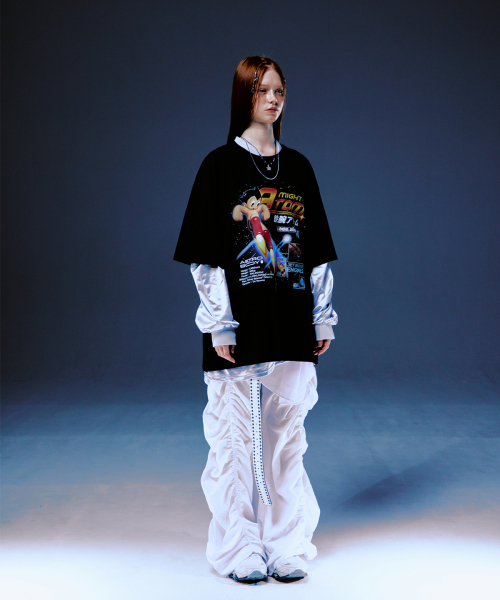 MAINBOOTH（メインブース）の「[アトム] スペースTシャツ(ブラック)（Tシャツ/カットソー・レディース・その他・3/2）」の17枚目の写真