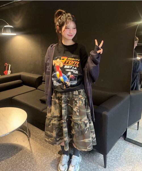 MAINBOOTH（メインブース）の「[アトム] スペースTシャツ(ブラック)（Tシャツ/カットソー・レディース・その他・3/2）」の21枚目の写真