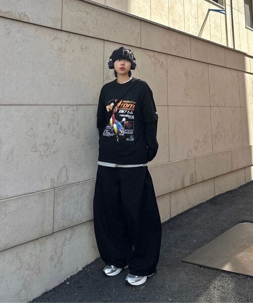 MAINBOOTH（メインブース）の「[アトム] スペースTシャツ(ブラック)（Tシャツ/カットソー・レディース・その他・3/2）」の11枚目の写真