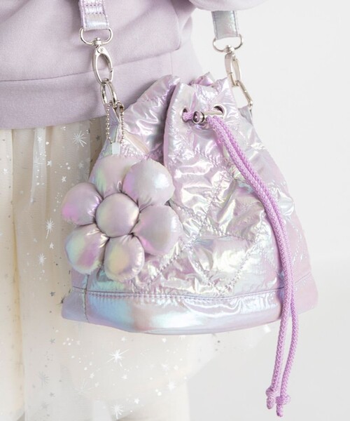 BRANSHES(ブランシェス)の「オーロラショルダーバッグ(ショルダーバッグ・キッズ・ラベンダー/サックスブルー・FREE)」の2枚目の写真