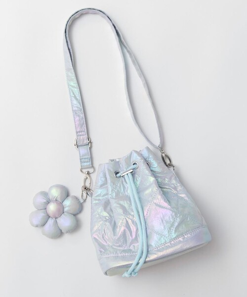 BRANSHES(ブランシェス)の「オーロラショルダーバッグ(ショルダーバッグ・キッズ・ラベンダー/サックスブルー・FREE)」の1枚目の写真