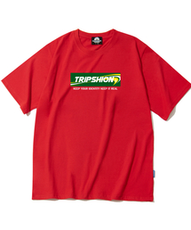 GREEN BOX ロゴTシャツ - レッド