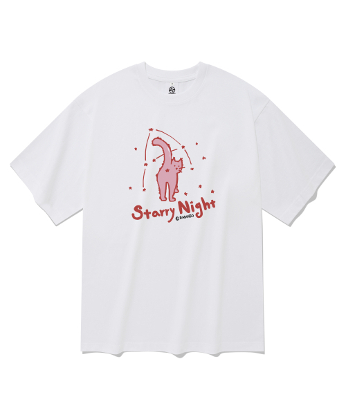 RADINEO(ラディネオ)の「スターリーナイト半袖Tシャツホワイト(Tシャツ/カットソー・メンズ・その他・SMALL/MEDIUM/LARGE/X-LARGE)」の1枚目の写真