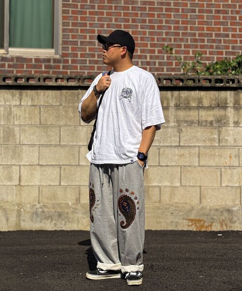 A NOTHING(アナッシング)の「ペイズリーエンブロイダリー HT スウェットパンツ(グレー)(スウェットパンツ・レディース・その他・LARGE/MEDIUM)」の2枚目の写真