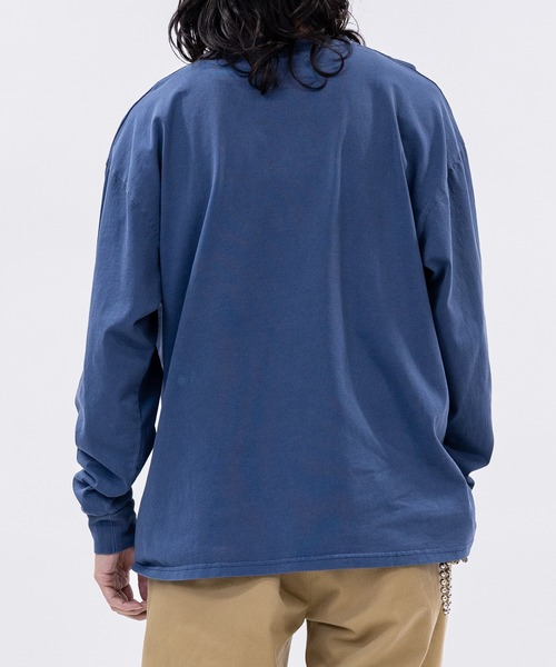 GERRY(ジェリー)の「【ag】〔GERRY/ジェリー〕ピスデザインポケット ピグメント ロングスリーブTシャツ(Tシャツ/カットソー・メンズ・ネイビー/グリーン/ブラック・MEDIUM/LARGE)」の18枚目の写真