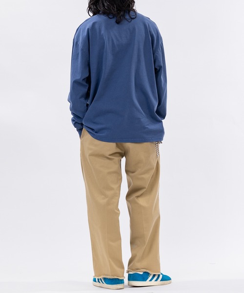 GERRY(ジェリー)の「【ag】〔GERRY/ジェリー〕ピスデザインポケット ピグメント ロングスリーブTシャツ(Tシャツ/カットソー・メンズ・ネイビー/グリーン/ブラック・MEDIUM/LARGE)」の21枚目の写真