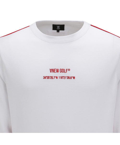 ANEW GOLF（アニューゴルフ）の「MEN SP ESSENTIAL SWEATER_WH（ニット/セーター・メンズ・その他・XXX-LARGE/MEDIUM/LARGE/X-LARGE/XX-LARGE）」の5枚目の写真