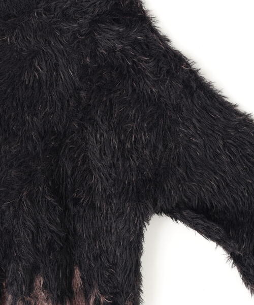 DANKE SCHON（ダンケシェーン）の「DankeSchon/ダンケシェーン/NYLON SHAGGY CREWNECK SWITCH（ニット/セーター・メンズ・ブルー/ブラウン・M/L）」の4枚目の写真